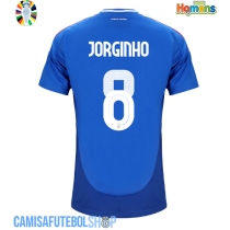 Camisa de time de futebol Itália Jorginho Frello #8 Replicas 1º Equipamento Europeu 2024 Manga Curta
